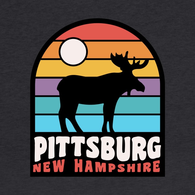 Pittsburg New Hampshire Moose Badge by PodDesignShop